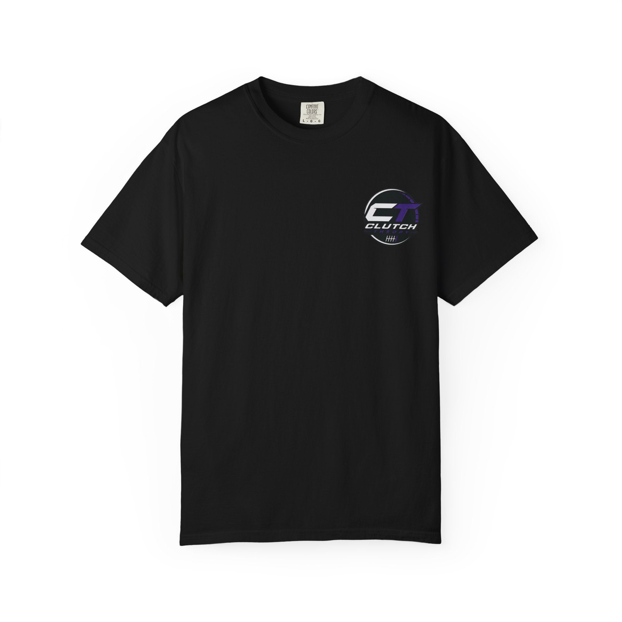 Boosted and Unbothered graphic T-shirt | Turbo Tire Smoke pocket logo