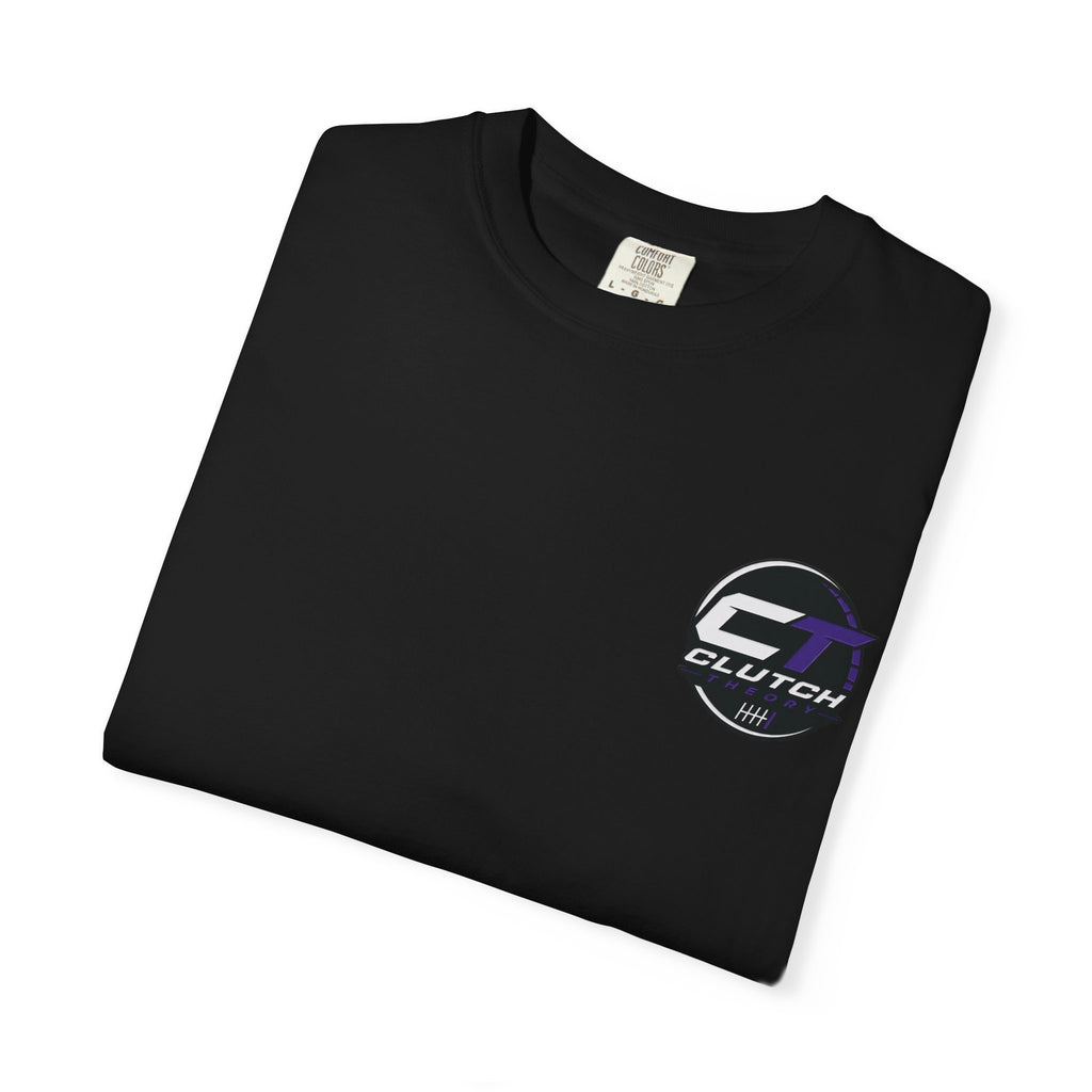 Boosted and Unbothered graphic T-shirt | Turbo Tire Smoke pocket logo